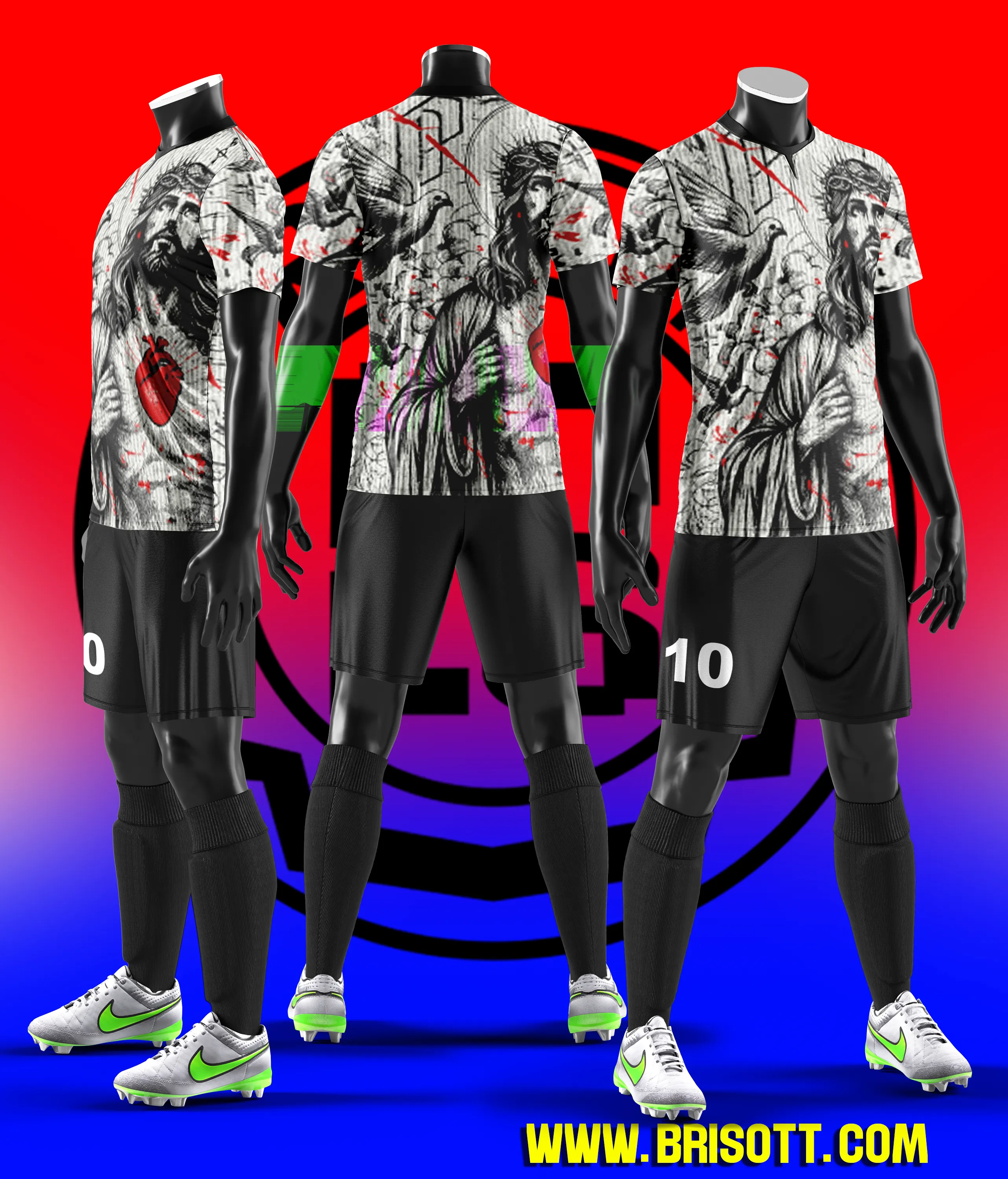 Mockup JESUS BLANCO Y NEGRO MOCKUP